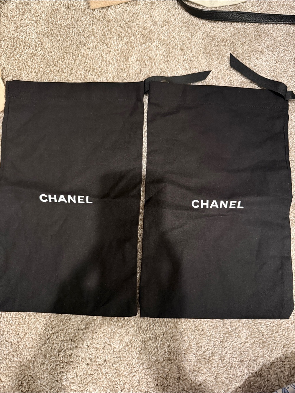 Chanel 2 dust bags